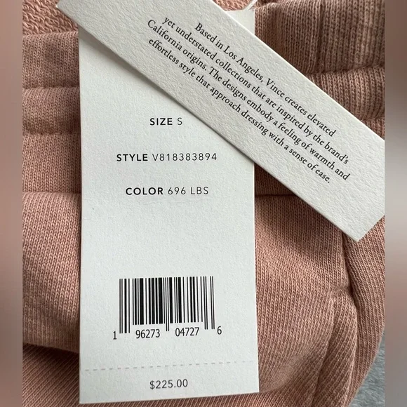 NWT Vince Wide Leg Cropped Sweatpant Size Small - Picture 12 of 13